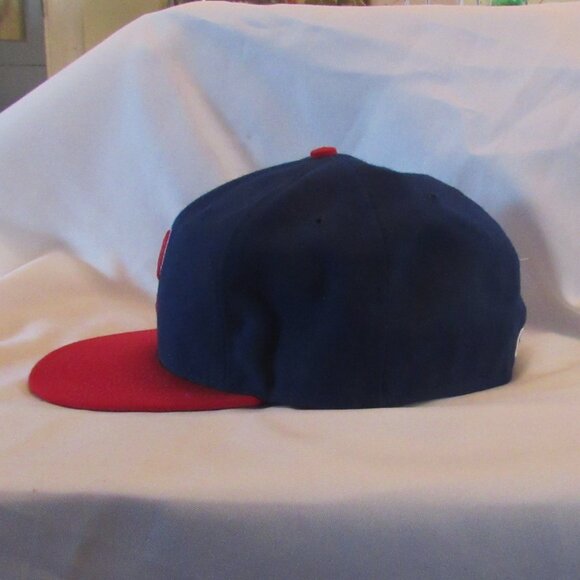 Phillies Blue and Red New Era 59Fifty Baseball Cap Size 7 5/8 New Without Tags - Picture 2 of 6